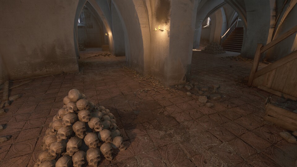 Heinrich macht sich gut als Putzkraft für Knochen.