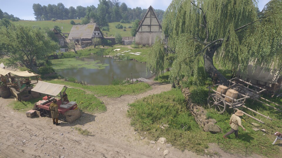 Macht nach der Arbeit erstmal Urlaub am See.