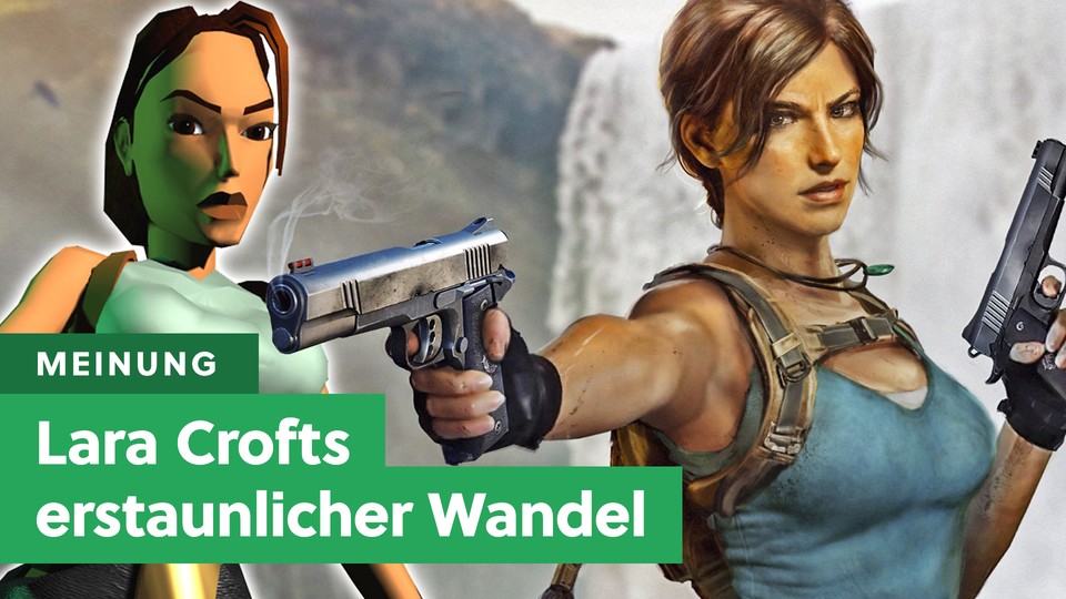 Lara, du hast dich aber verändert! Zwischen diesen beiden Darstellungen der Heldin aus Tomb Raider liegen 26 Jahre - und nicht alle Veränderungen sind automatisch schlecht, wie Redakteur Peter findet.