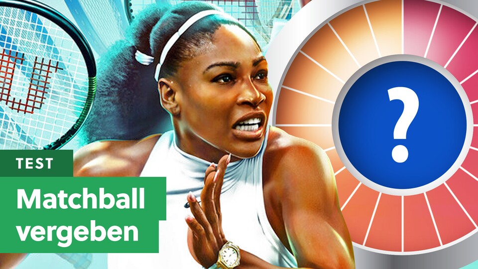Auch die KI-generierte Serena Williams vom offiziellen Cover kann Top Spin 25K nicht im Alleingang retten.