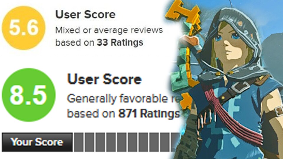 Von 5.6 auf 8.5: Die User-Reviews zu Zelda: Tears of the Kingdom bei Metacritic haben eine erstaunliche Wandlung vollzogen.