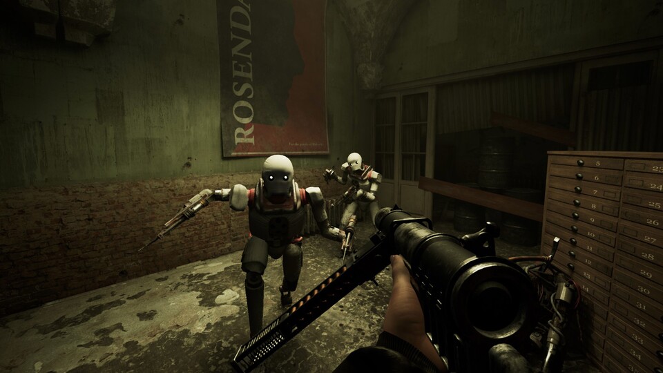Industria ist ein von Half-Life 2 und David-Lynch-Filmen inspirierter Story-Shooter aus der Ego-Perspektive.