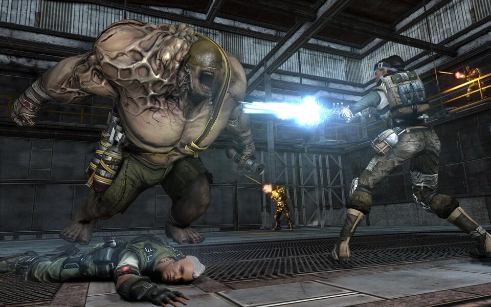 Die Gruppen-Koop-Missionen enden wie aus Online-Rollenspielen gewohnt mit kniffligen und mehrstufigen Bosskämpfen.