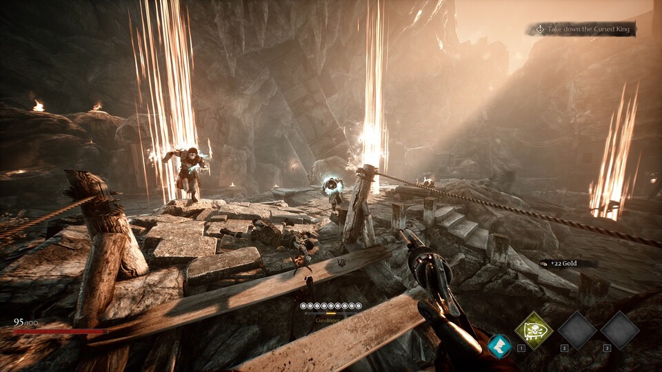 Im Rogue-lite Soulslinger: Envoy of Death befindet ihr euch in der Vorhölle und legt euch mit einer finsteren Organisation an, die Seelen erntet. Mit reichlich Feuerkraft, Magie und Schnelligkeit. Das Spiel befindet sich derzeit noch im Early Access, dürfte aber bald fertig werden.