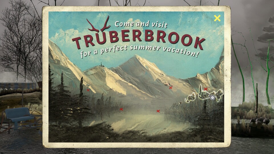 Trüberbrook ist ein Point-and-Click-Adventure, an dem unter anderem Jan Böhmermann und Nora Tschirner beteiligt waren.