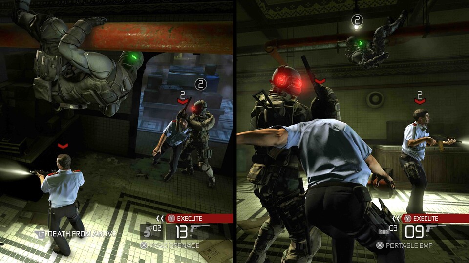 Koop ist endlich wieder in. Auch Splinter Cell: Conviction bietet Spaß für zwei Spieler.