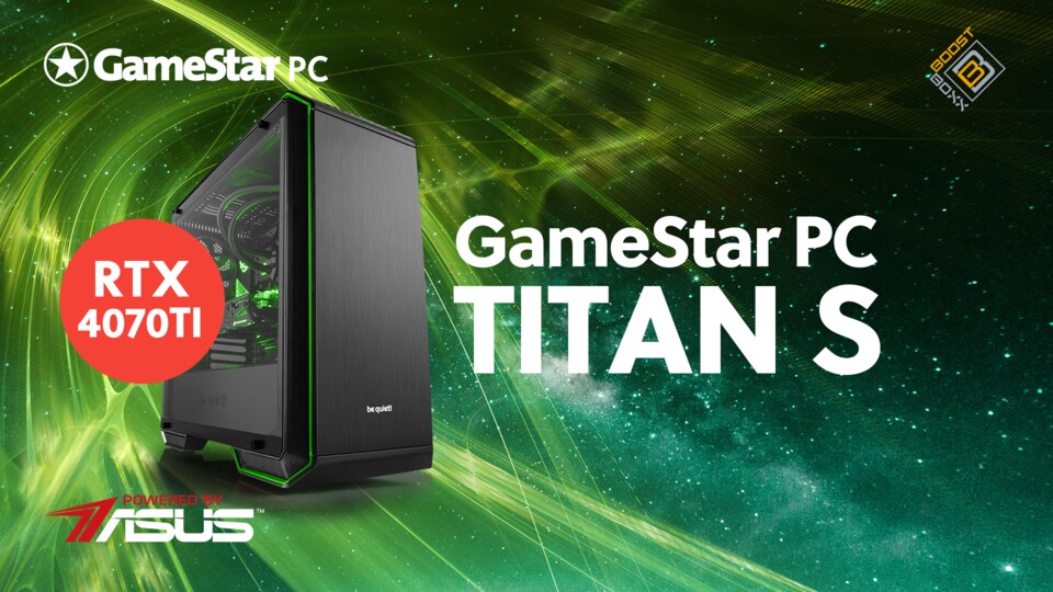 Unsere hochwertigen TITAN PCs erfreuen sich großer Beliebtheit. Der TITAN S stellt sich dabei als Favorit heraus.
