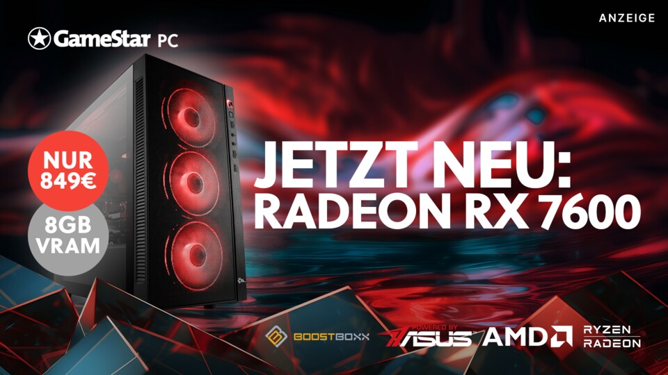 Neue Grafikkarte – alter Preis: Der günstige Preis der AMD Radeon RX 7600 machts möglich.