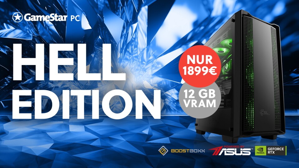 Mit der GeForce RTX 4070 Ti und ihren 12 GB VRAM spielt ihr auch in absehbarer Zeit problemlos alles in WQHD und 4K.