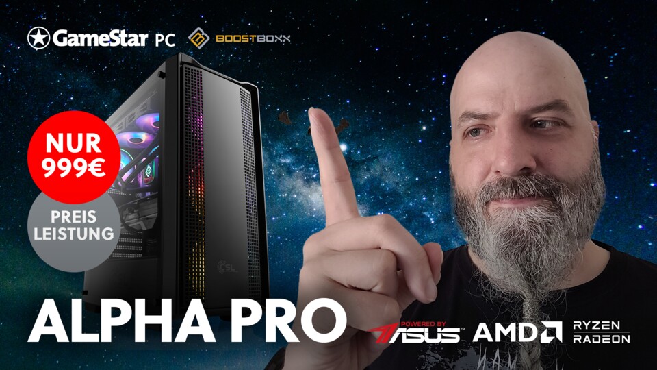Der Alpha Pro bietet ein sehr gutes Preis-Leistungs-Verhältnis und meistert alle Spiele flüssig in Full-HD-Auflösung.