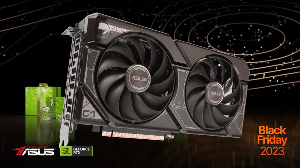 Die ASUS GeForce RTX 4060 gewährt euch Zugriff auf Nvidias DLSS 3.5, was ausschließlich Grafikkarten der RTX 4000er-Serie nutzen können.