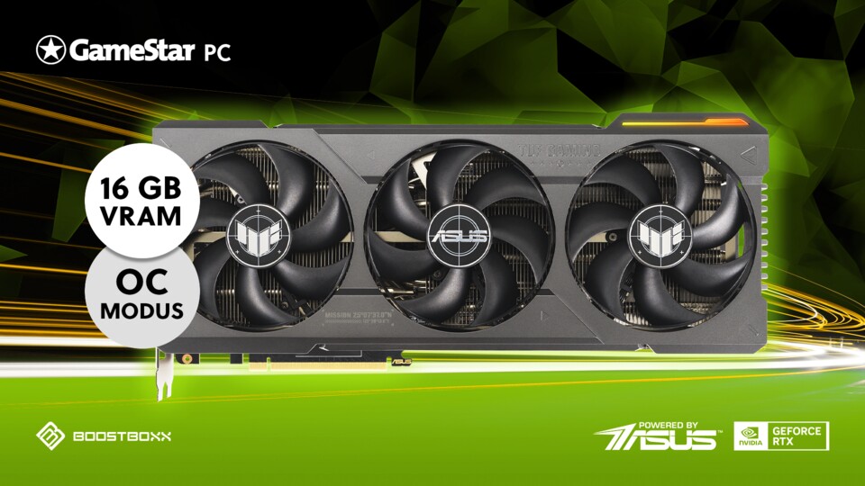 Mit der ASUS TUF GeForce RTX 4080 SUPER O16G Gaming werdet ihr lange Freude an eurem Gaming-PC haben.