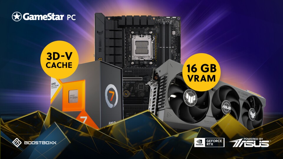 Mit dem TUF Gaming B650-Plus Wi-Fi von ASUS habt ihr ein starkes Board mit viel Platz für eure bevorzugten zukünftigen Upgrades.