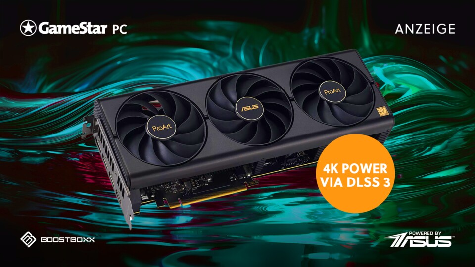 Die GeForce RTX 4080 Super kommt in der PROART Edition und sieht somit noch besser in eurem Gaming-PC aus.