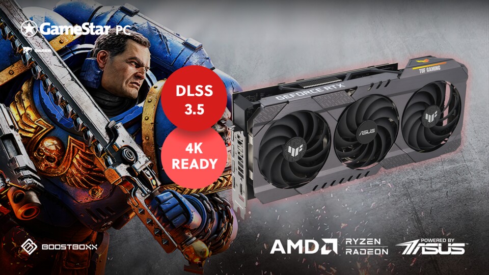 Genießt die Grafikpower der mächtigen RTX 4090 und lasst euch nicht von Systemanforderungen bremsen.