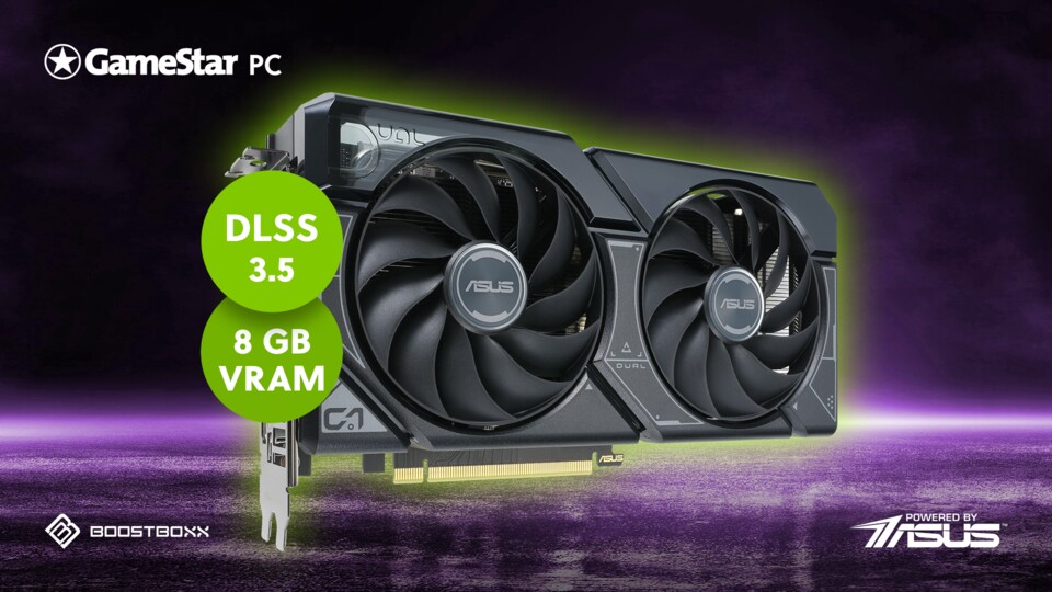 Auch im neuen Jahr bekommt ihr mit der RTX 4060 alle Updates. So kommt ihr auch in den Genuss von DLSS 4 ohne 50er-Serien Grafikkarte.