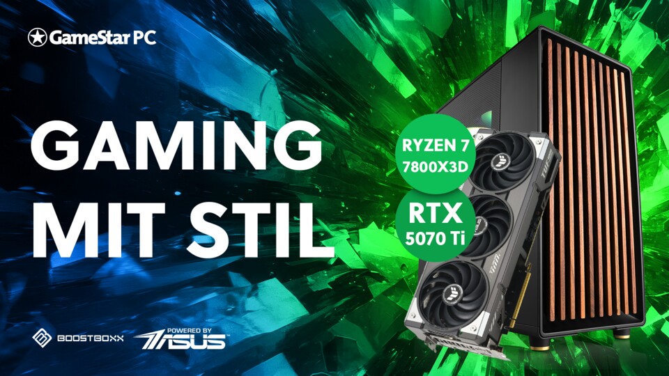 Im imposanten Case von Fractal Design mit Walnussholzlamellen ist eure hochwertige Hardware besonders elegant verpackt.