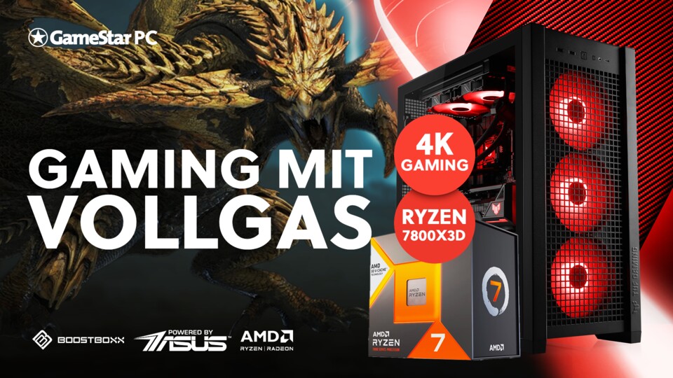 So macht 4K Spaß: mit einer der besten Gaming-CPUs und High-End-Grafikkarte von AMD.
