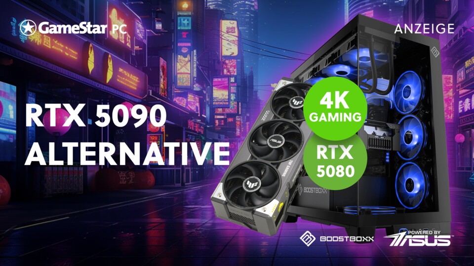 Die RTX 5080 und RTX 5090 sind vielerorts vergriffen. Wir haben aber noch einige RTX 5080 für euch auf Lager.