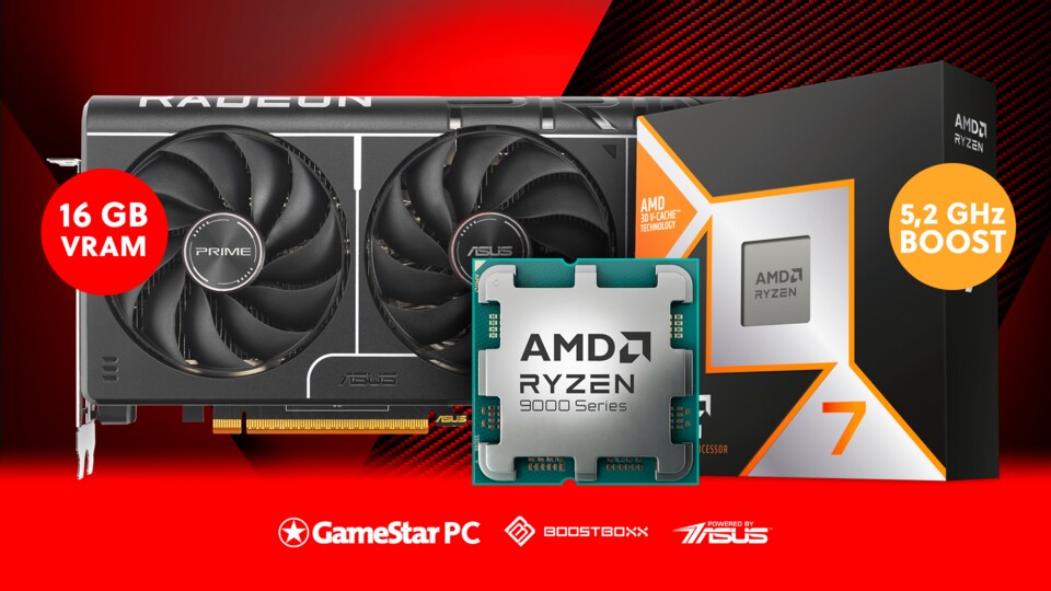 Viel Rechenpower und der dicke Grafikspeicher der Radeon RX 9070 XT sorgen für sehr gute Zukunftssicherheit.