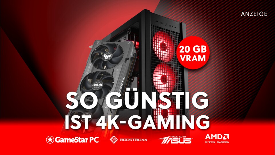 Der Gaming-PC gibt in euren Spielen Vollgas – Ryzen™ 7 7800XD und Radeon™ RX 7900 XT machens möglich.