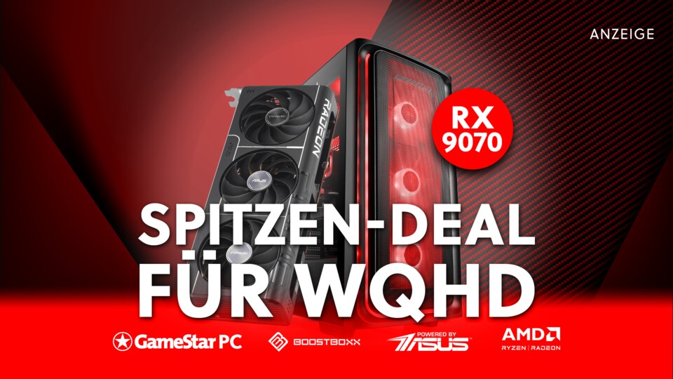 Mein Tipp für preisbewusstes Gaming: Mit der AMD Radeon™ RX 9070 erlebt ihr maximale Details und hohe FPS.