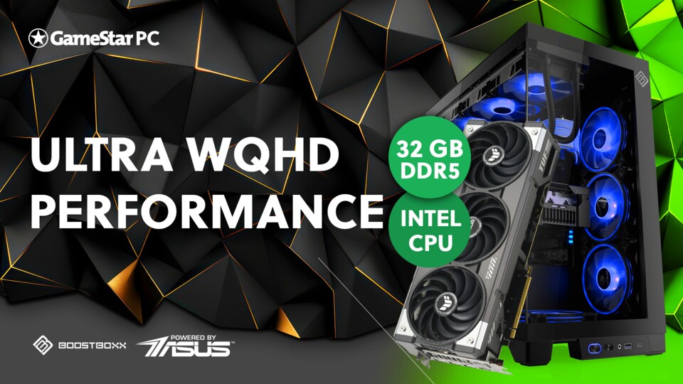 Mächtiges Upgrade – Die RTX 5070 sieht im Aquariumgehäuse des Ultra Pros besonders imposant aus.