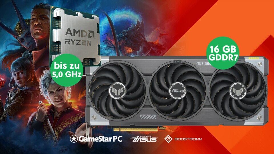 Die beliebteste Hardwarekombination vieler Gamer sorgt auch im Ultimate Ryzen Pro für flüssige Performance.