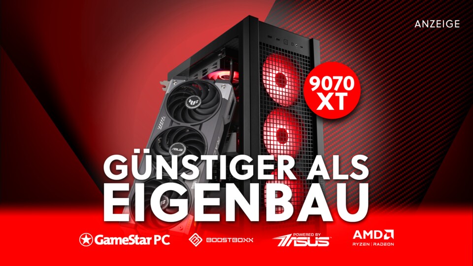 Unser GameStar PC RX 9070XT Ultimate Radeon Special Edition schlägt sogar den Selbstbau aus Einzelteilen!