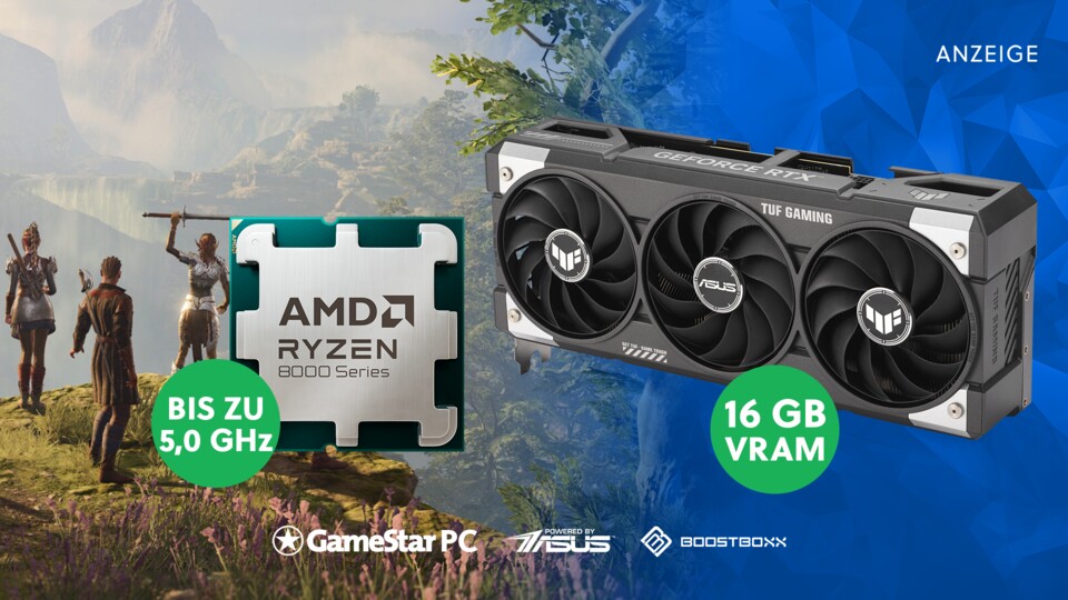 Dank mächtigem 16 GB Videospeicher stemmt die Nvidia GeForce RTX 5060 Ti auch WQHD mit links.