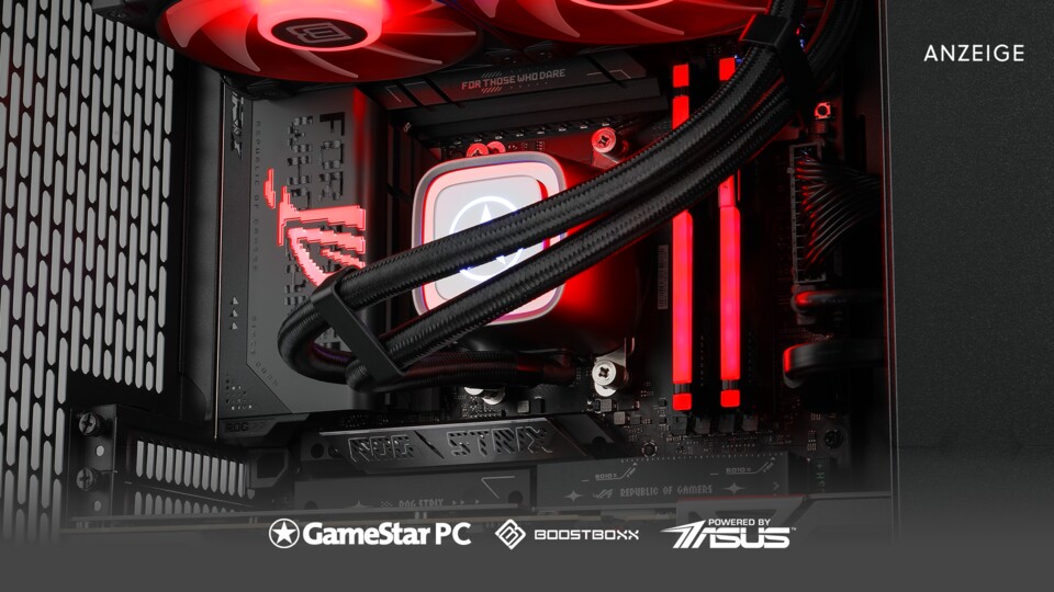 Auf dem stylischen ASUS-Mainboard wird eure Hardware atemberaubend in Szene gesetzt.
