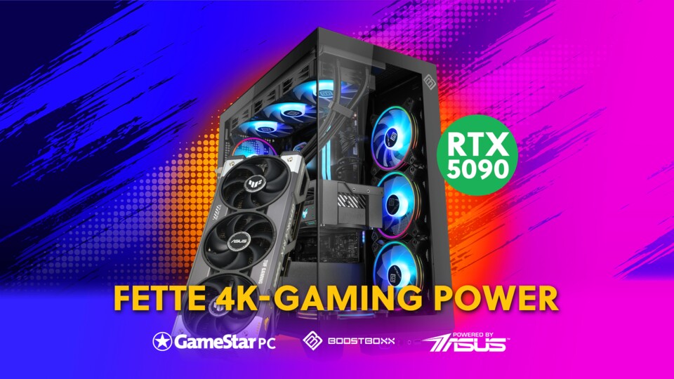 Einer der besten Gaming-Prozessoren und die stärkste Grafikkarte sorgen für unfassbare Leistung für 4K-Gaming.