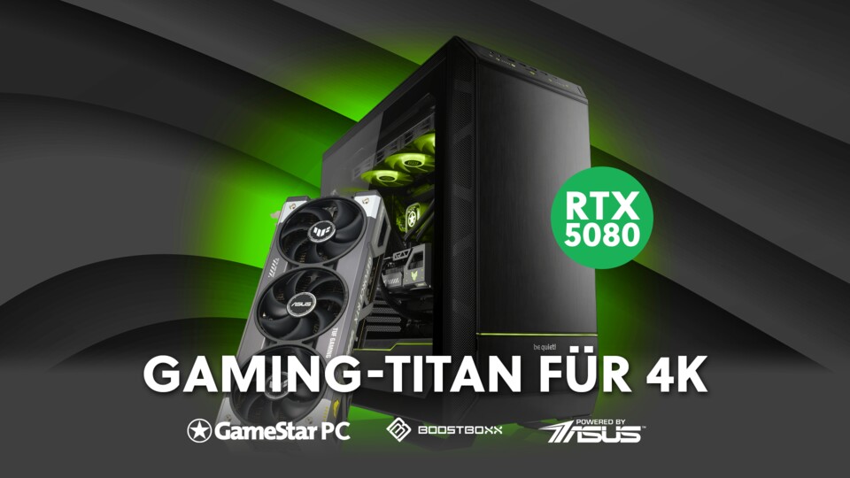 Höchste Qualität für maximalen Spielspaß: unser TITAN X mit RTX 5080-Grafik und Core Ultra 7-Prozessor.