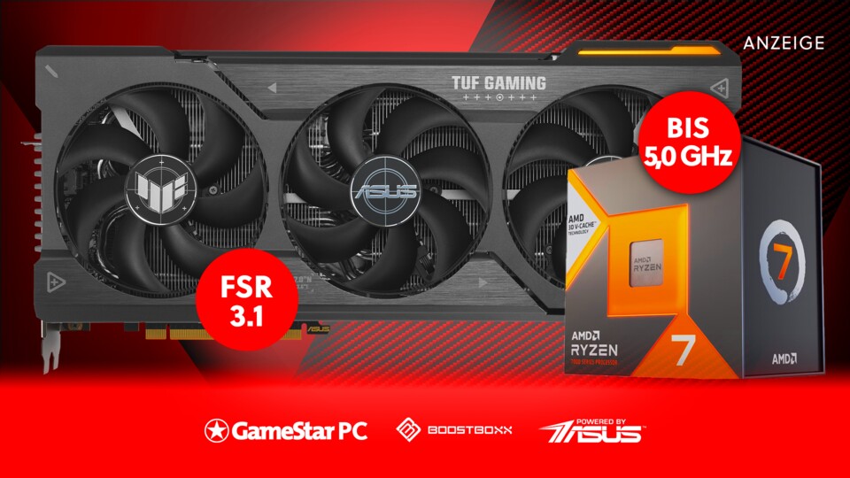 Satte 20 GB Videospeicher und eine Boosttaktrate von bis zu 5,0 GHz – dieses AMD-Dreamteam schlägt so schnell keiner.