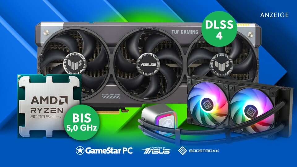 Mit der ruhigen GameStar Liquid aRGB Wasserkühlung bleibt euer Gaming-PC auch im Hochsommer angenehm kühl.