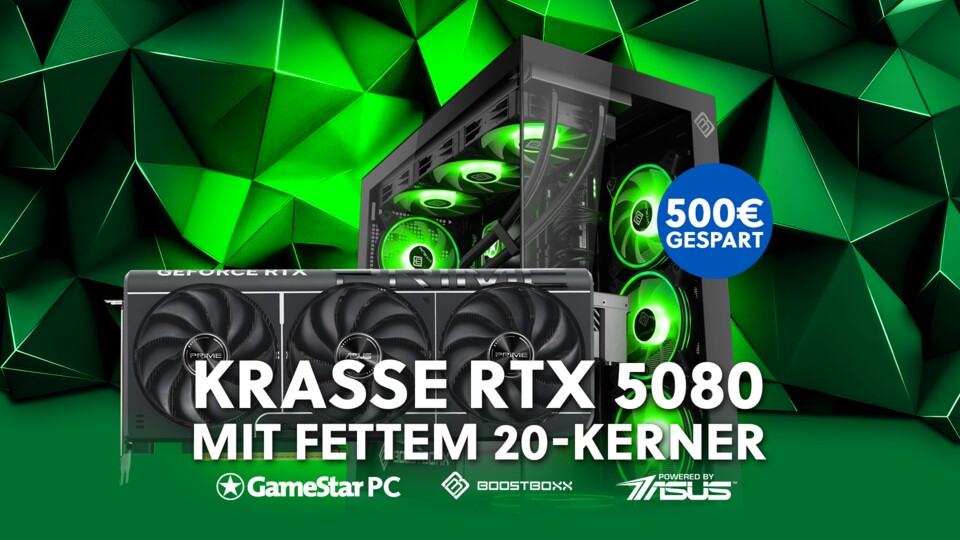 Wenn ihr mehr als »nur spielen« wollt, ist der GameStar PC mit RTX 5080 und dem 20-Kern-Prozessor von Intel ideal.