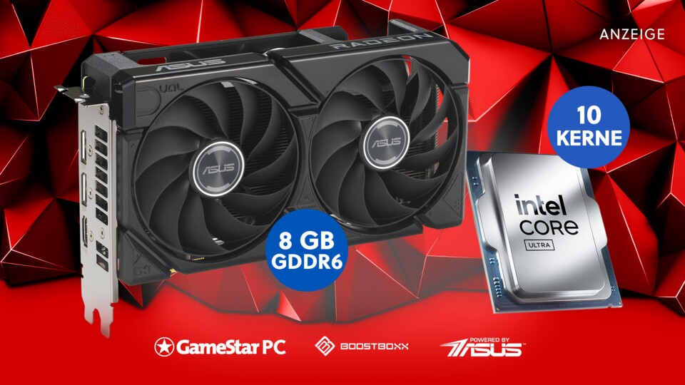 Effizienz satt – mit dem starken 10-Kerner und der sparsammen Radeon-Grafikkarte.