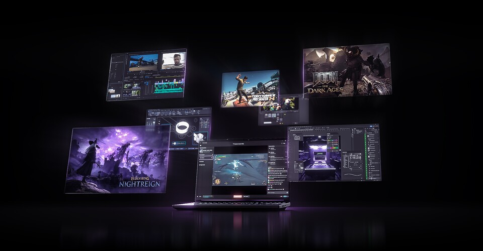 Ein Gerät für alles: Trotz Gaming-Power passt das Notebook problemlos in den Rucksack und ersetzt gleich zwei Geräte.