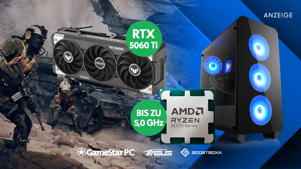 Flüssige Framerates und 16 GB VRAM – dieser Bestseller-PC ist bereit für den kommenden Shooter-Hit von EA. (Abbildung beispielhaft)