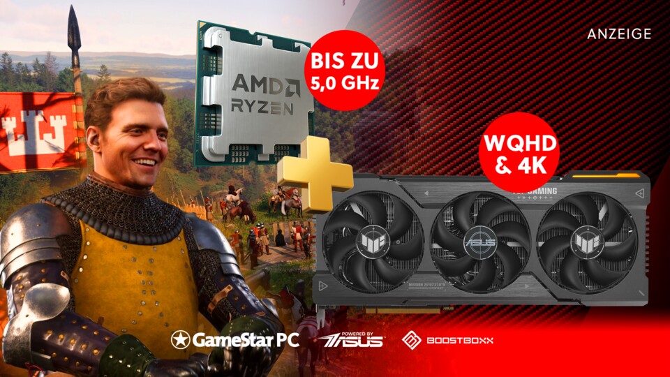 Für beste Gaming-Performance ist dieses System dank AMD-Hardware-Synergie ein absoluter Performance-König. (Abbildung beispielhaft)