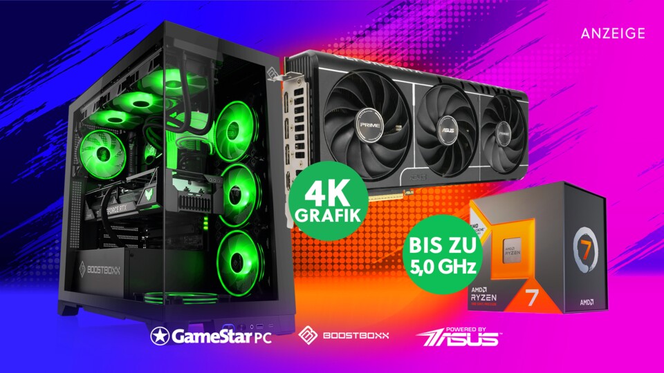 Im stylischen Aquariumgehäuse wird die High-End-Hardware perfekt in Szene gesetzt. (Abbildung beispielhaft)