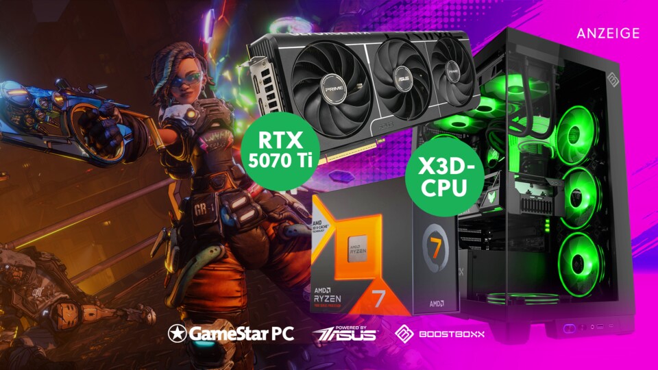 64 GB Arbeitsspeicher machen kurzen Prozess mit Borderlands 4 empfohlenen 32 GB.