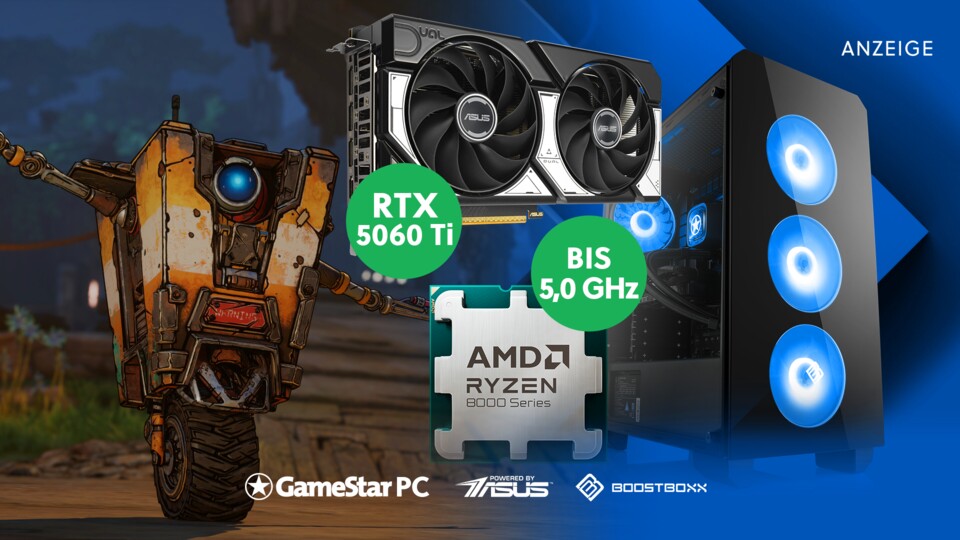 Mit dicker Preis-Leistungs-Power sorgt unser PC-Bestseller für flüssiges Game- und Gunplay im kultigen Looter-Shooter.