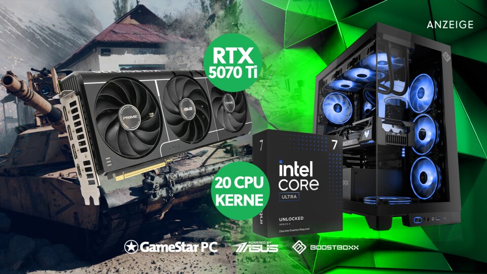 Solide Framerates, starke Technik: Dieser Rechner mit RTX 5070 Ti trifft den Sweetspot für moderne Shooter. (Abbildung beispielhaft)