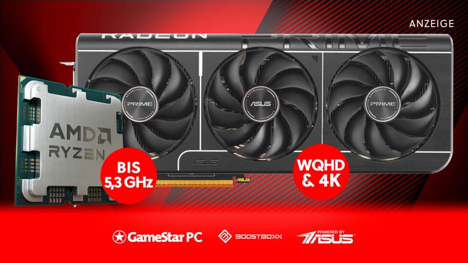 Mit AMDs beliebtester Grafikkarte, sorgt der Gaming-PC für absolut flüssige Grafikpower in WQHD.