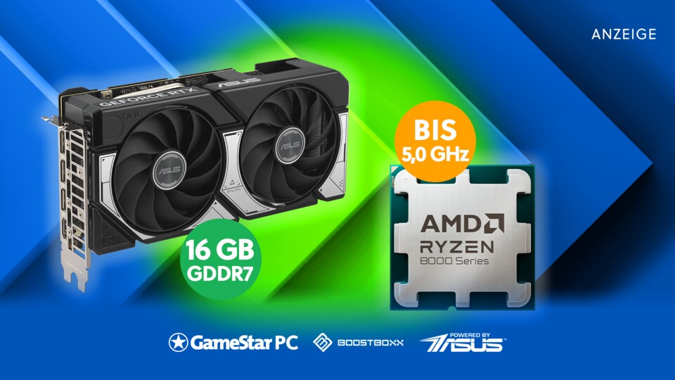 So einfach ist flüssiges WQHD-Gaming – die RTX 5060 Ti und ein kräftiger Achtkernprozessor bieten alles, was ihr braucht.