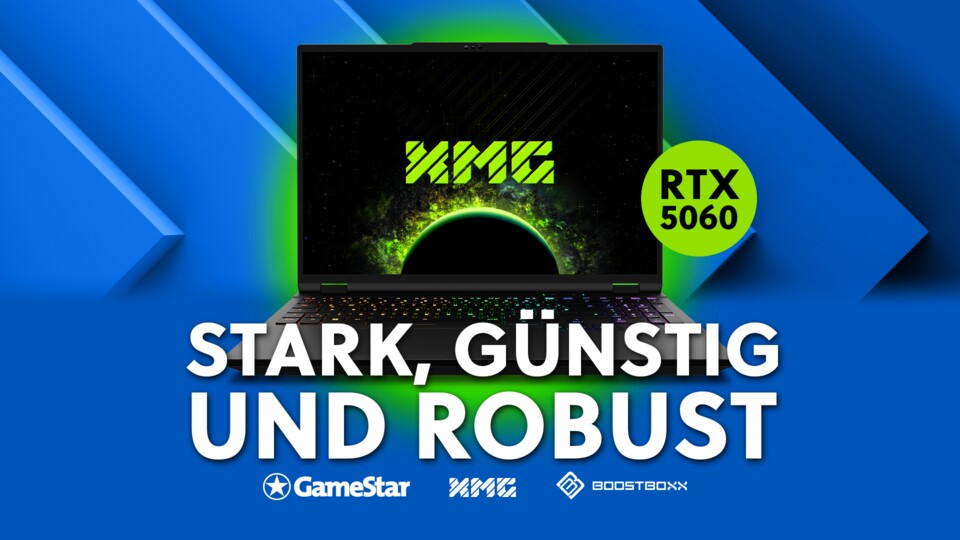 Unsere XXL bzw. XXXL Notebooks verfügen über starke Ryzen-Achtkerner und fette GeForce RTX 5060 oder 5070 Laptop-Grafikchips.
