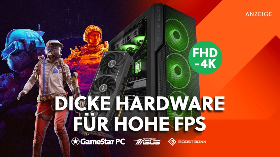 Wer den Extraction-Shooter-Hit mit maximalen Details in 4K erleben will und dabei noch über 100 FPS erreichen möchte, liegt mit unseren GameStar-PCs goldrichtig.