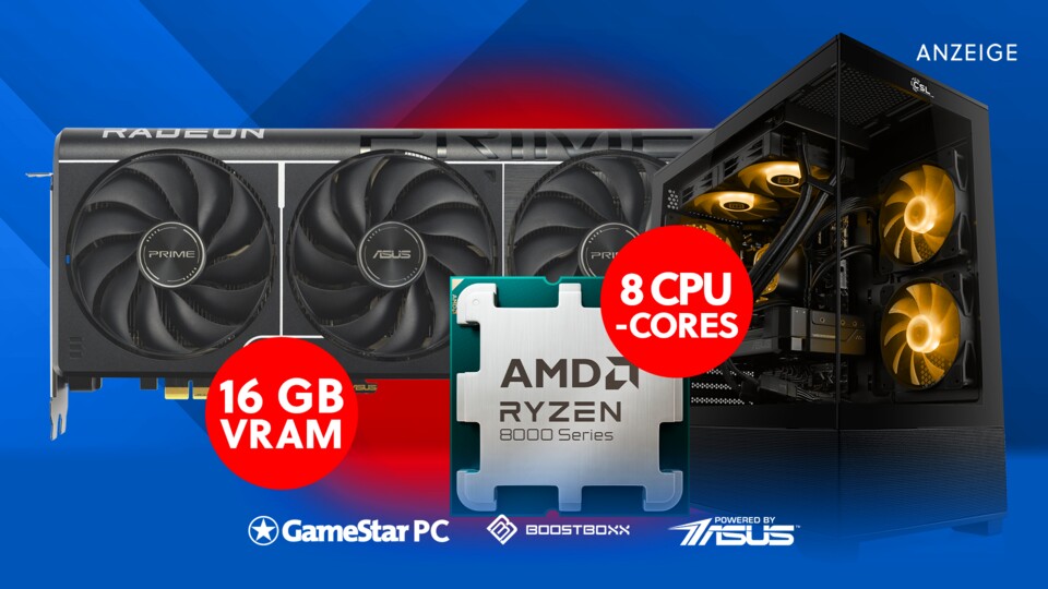 Unser günstigster Gaming-PC mit 16 GB Videospeicher ist gewappnet für WQHD-Gaming.