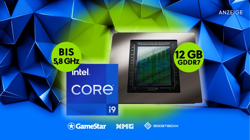 Mit 12 GB GDDR7-Videospeicher seid ihr für aktuelle und auch kommende Games gut abgesichert und könnt bedenkenlos zocken.